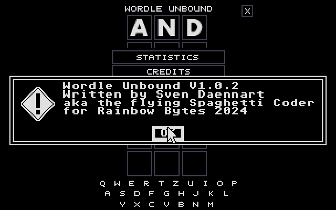 Wordle Unbound atari screenshot